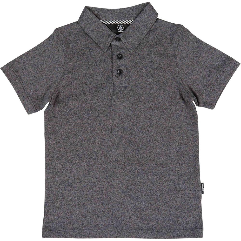 image:imageVolcom Boys Wowzer Short Sleeve Polo ShirtStealth 1