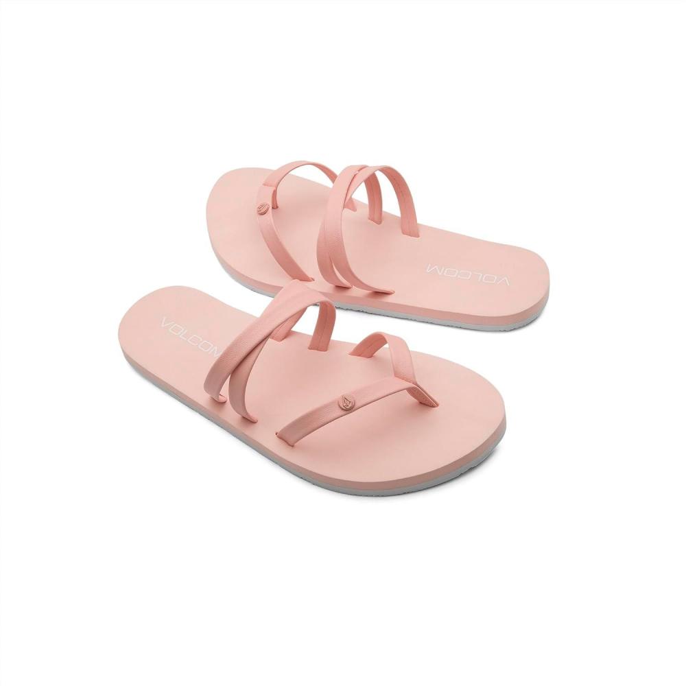 image:imageVolcom Girls Easy Breezy Big Girls Thong Flip Flip SandalsMelon