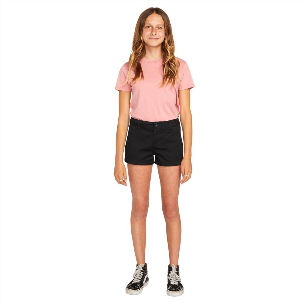 image:imageVolcom Girls Frochickie Chino ShortBlack 1