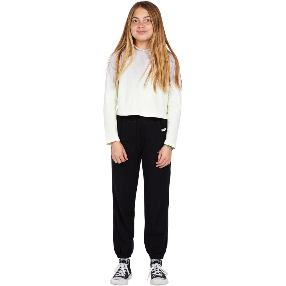 image:imageVolcom Girls Lived in Lounge Fleece SweatpantsBlack