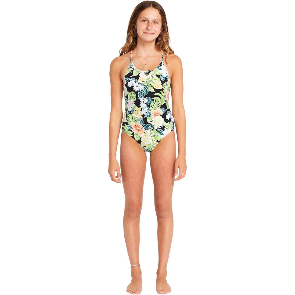 image:imageVolcom Girls Sunny Beach One Piece SwimsuitBlack