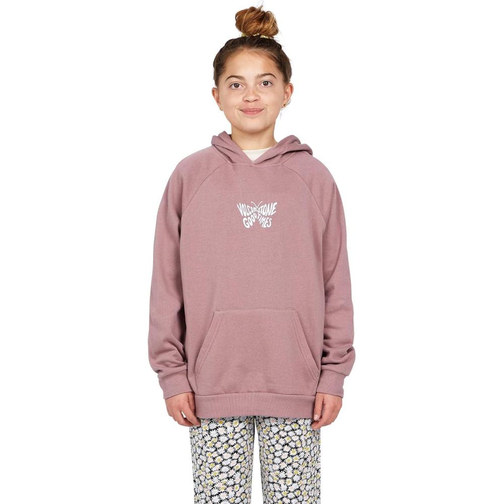 image:imageVolcom Girls Truly Stoked Fleece SweatshirtRaisin