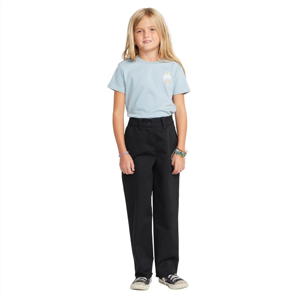 image:imageVolcom Girls Whatwhat Chino PantsBlack 1