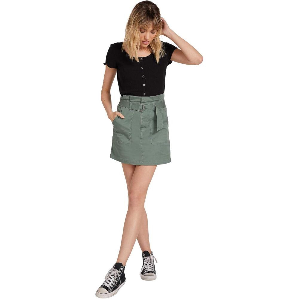 image:imageVolcom Juniors Frochickie SkirtForest Green