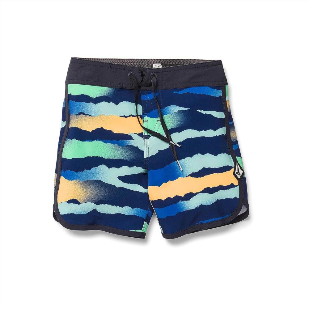 image:imageVolcom Little Boys Zebra Scallop ModTech Boardshorts