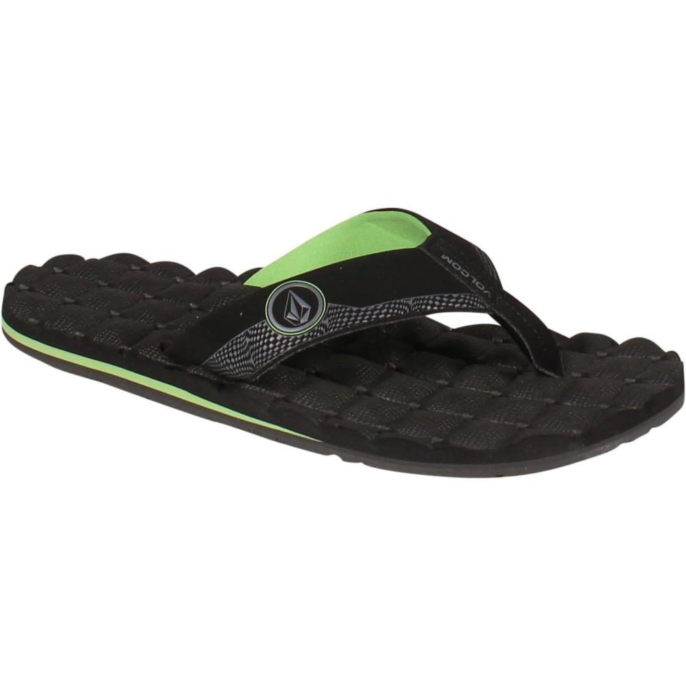 image:imageVolcom Mens Recliner Sandal Flip FlopBlackGreen