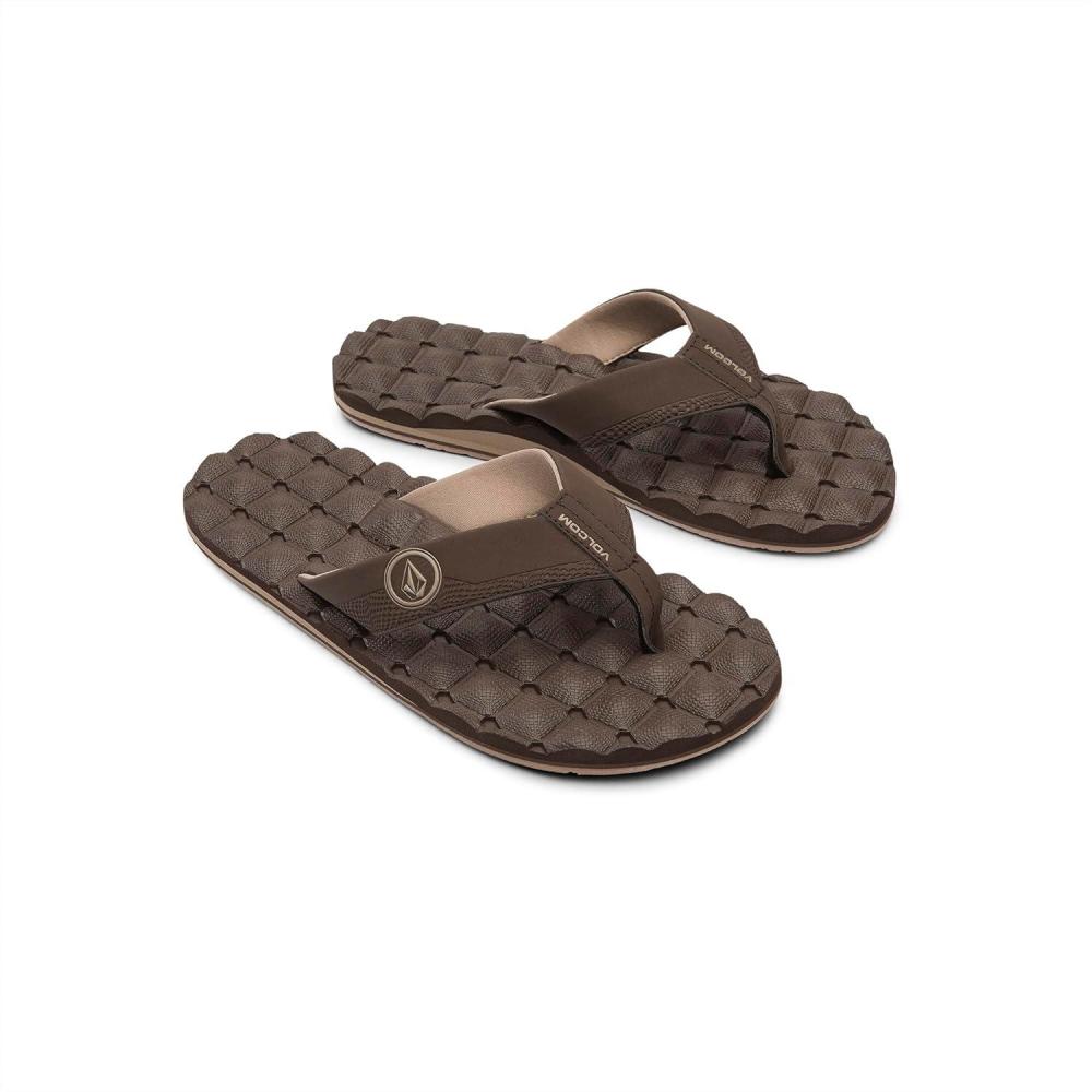 image:imageVolcom Mens Recliner Sandal Flip FlopBrown