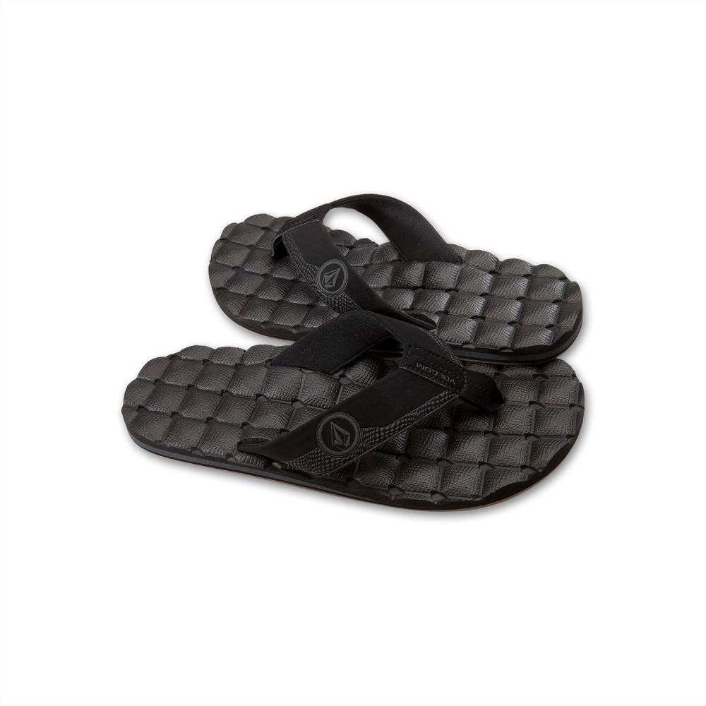 image:imageVolcom Mens Recliner Sandal Flip FlopNew Black Destructo