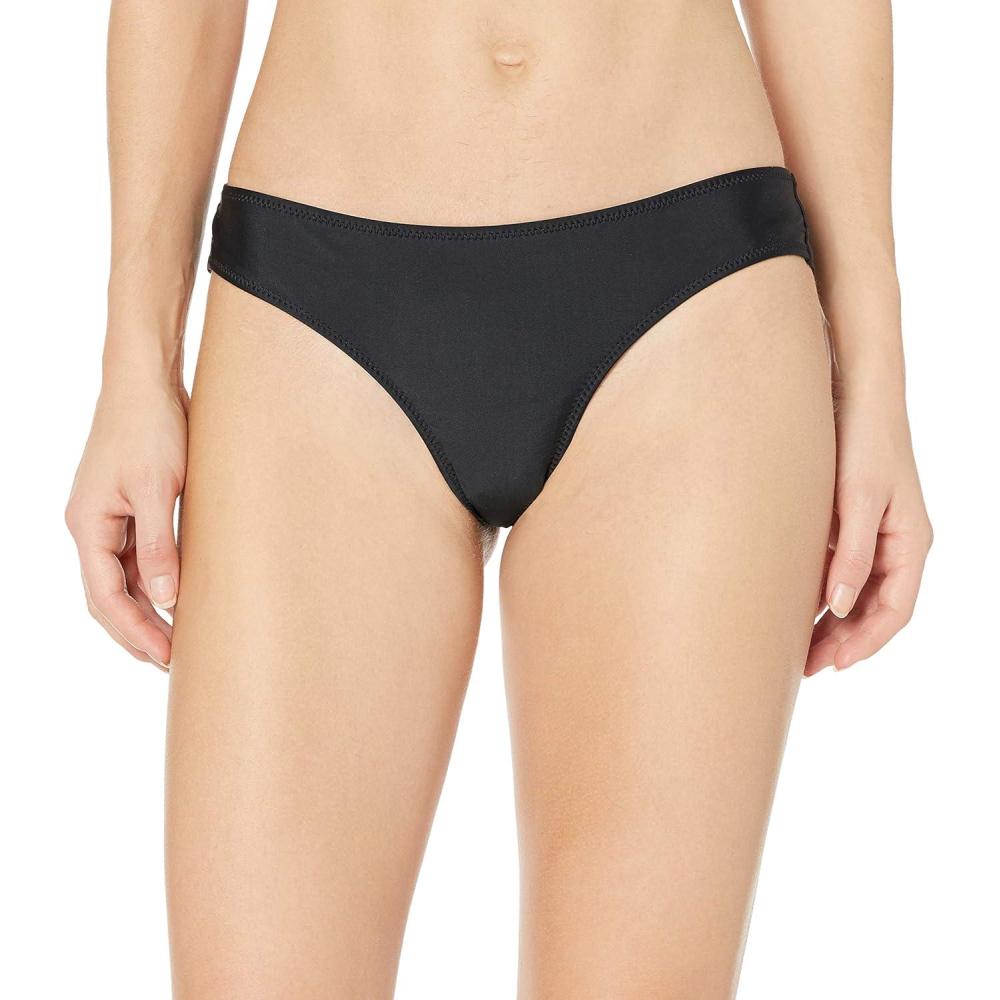 image:imageVolcom Womens Cheekini Bikini Bottom LowRise Cheeky Swim Bottom Made with Recycled FabricBlack Cheeki