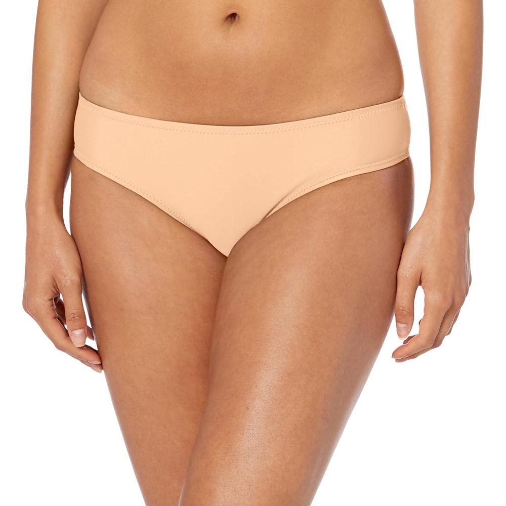 image:imageVolcom Womens Cheekini Bikini Bottom LowRise Cheeky Swim Bottom Made with Recycled FabricPale Peach