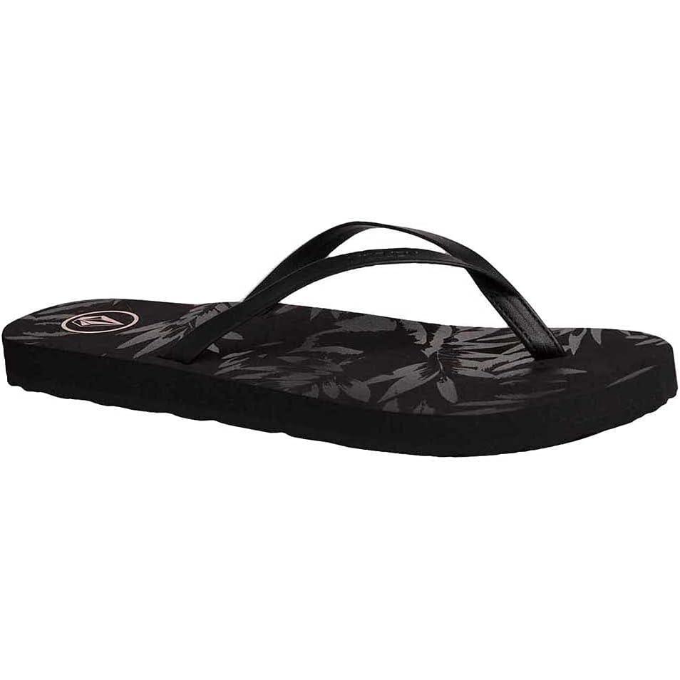 image:imageVolcom Womens Color Me Spring Flip Flop SandalBlack Out