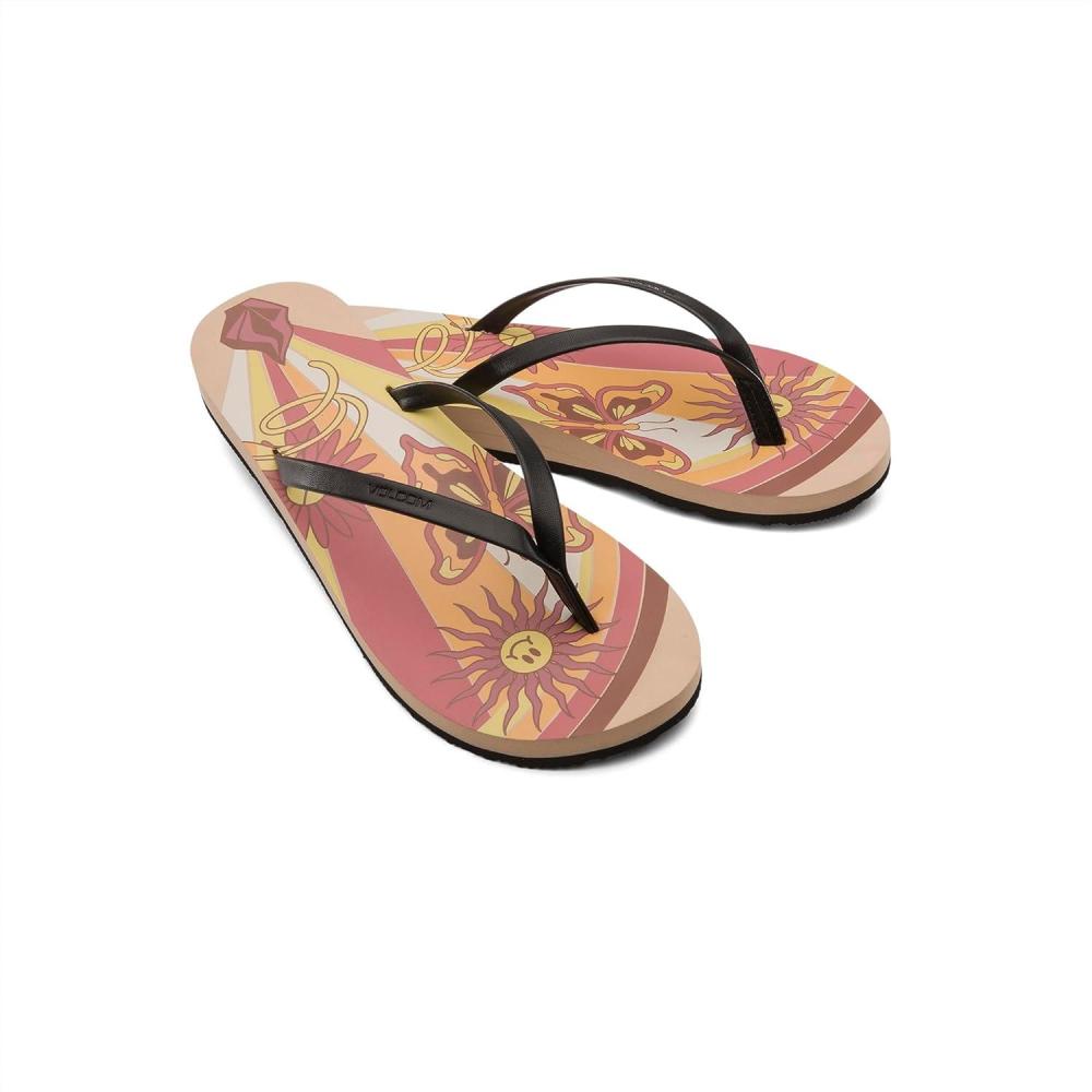 image:imageVolcom Womens Color Me Spring Flip Flop SandalHazelnut