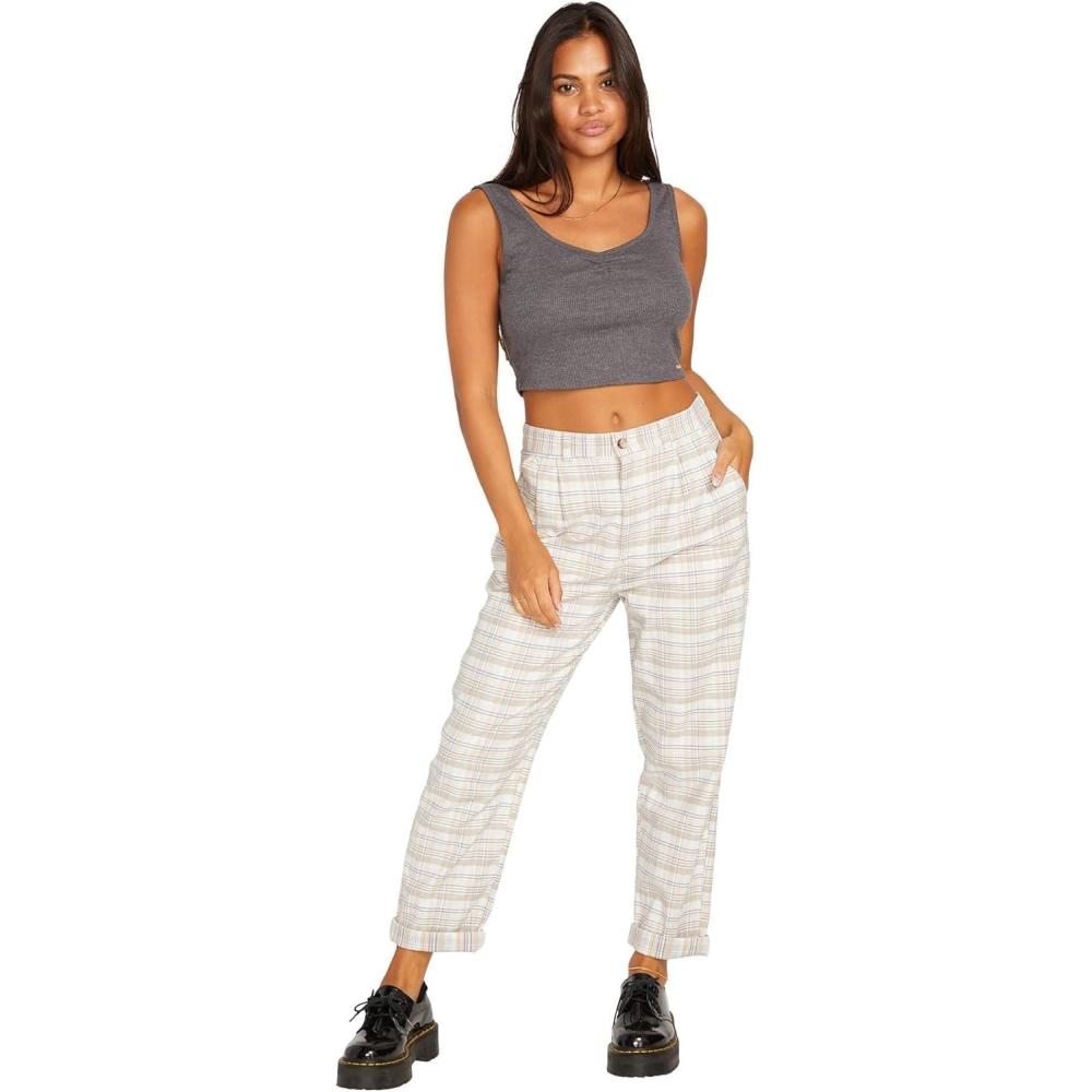 image:imageVolcom Womens Frochickie Trouser Slim Fit Chino PantMulti