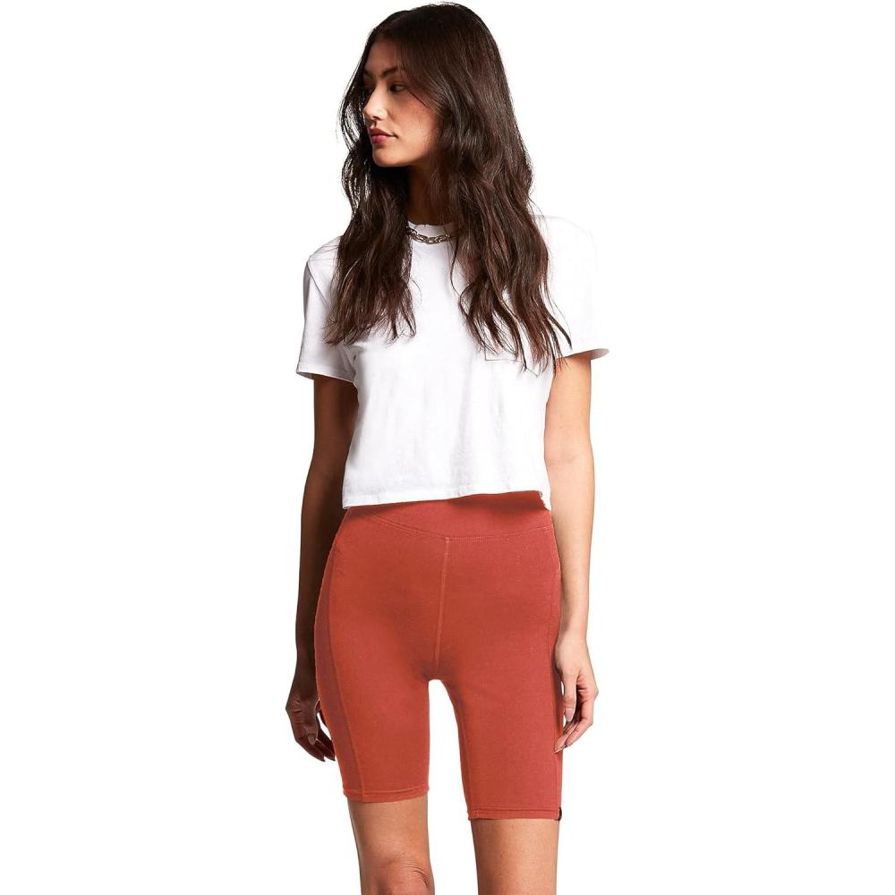 image:imageVolcom Womens Lived In Lounge Bike ShortsRosewood