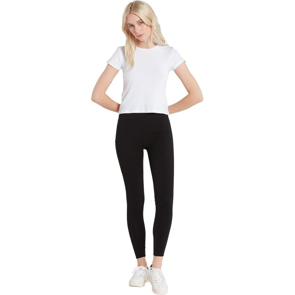 image:imageVolcom Womens Lived In Lounge Legging Pants Regular amp Plus SizeBlackescape