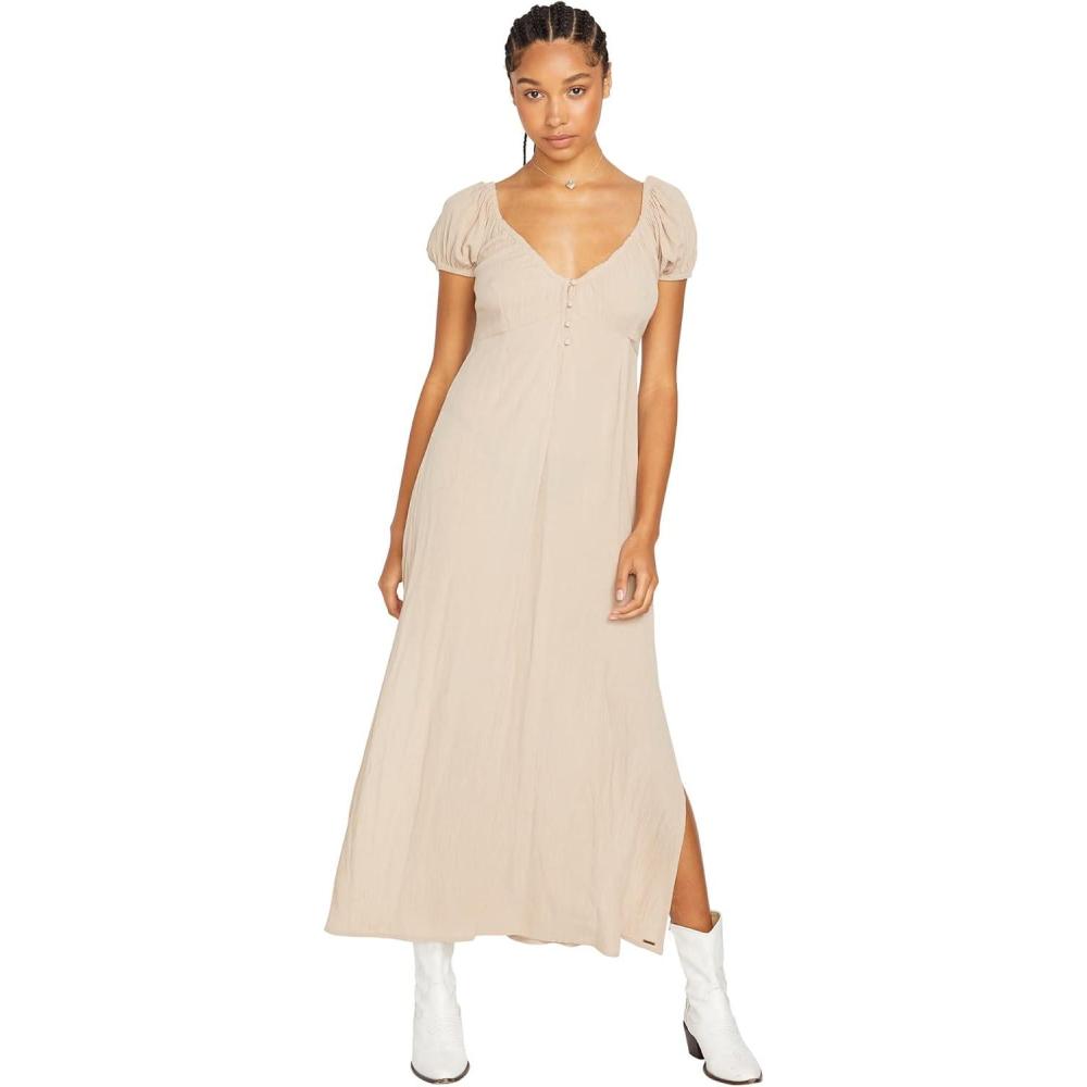 image:imageVolcom Womens Moonblast Maxi DressTaupe