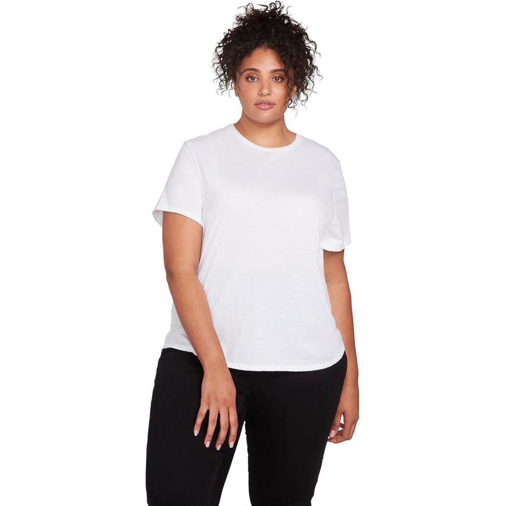 image:imageVolcom Womens One of Each Short Sleeve Crew Neck TeeWhite