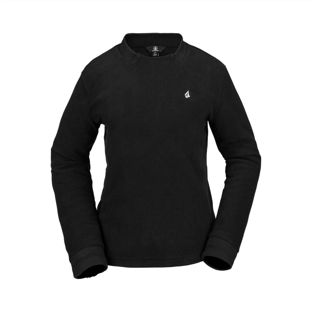 image:imageVolcom Womens Polar Fleece Crew Snowboard SweatshirtBlack S4