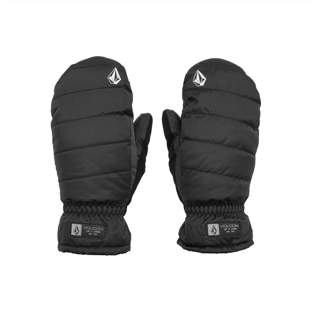 image:imageVolcom Womens Puff Puff Ski Snowboard Mitt GloveBlack S4
