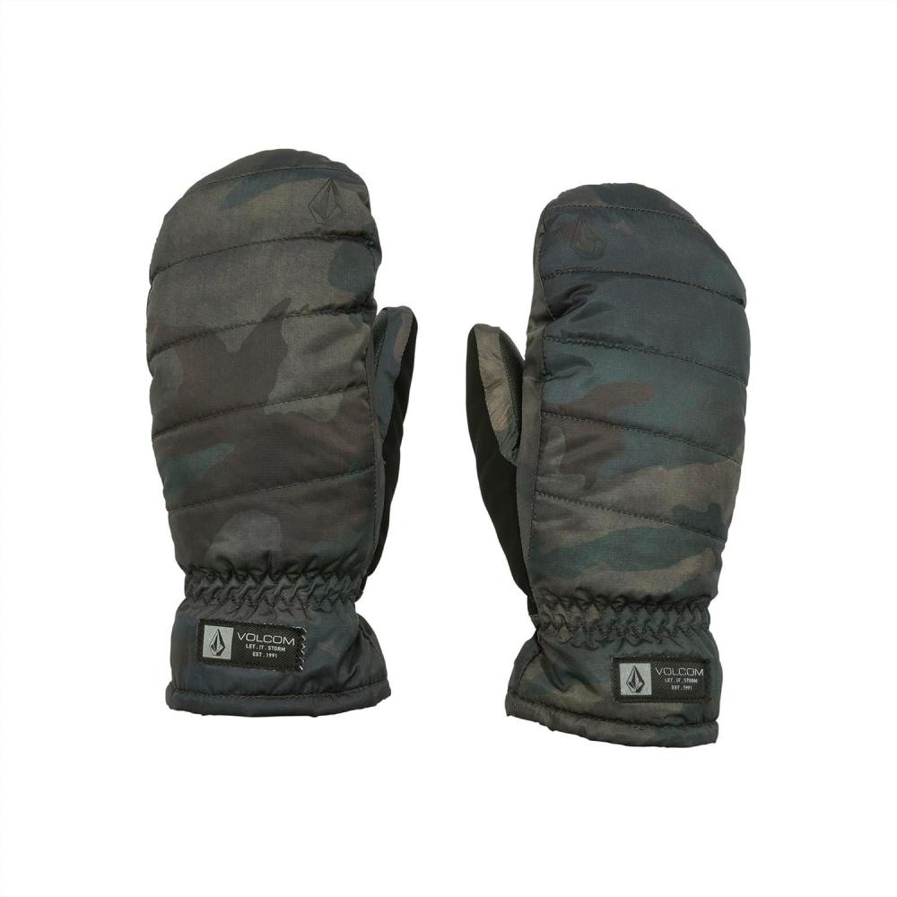 image:imageVolcom Womens Puff Puff Ski Snowboard Mitt GloveCloudwash Camo S4