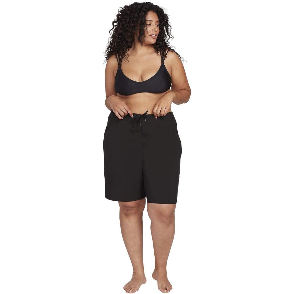 image:imageVolcom Womens Simply Solid 11 Inch BoardshortBlack P