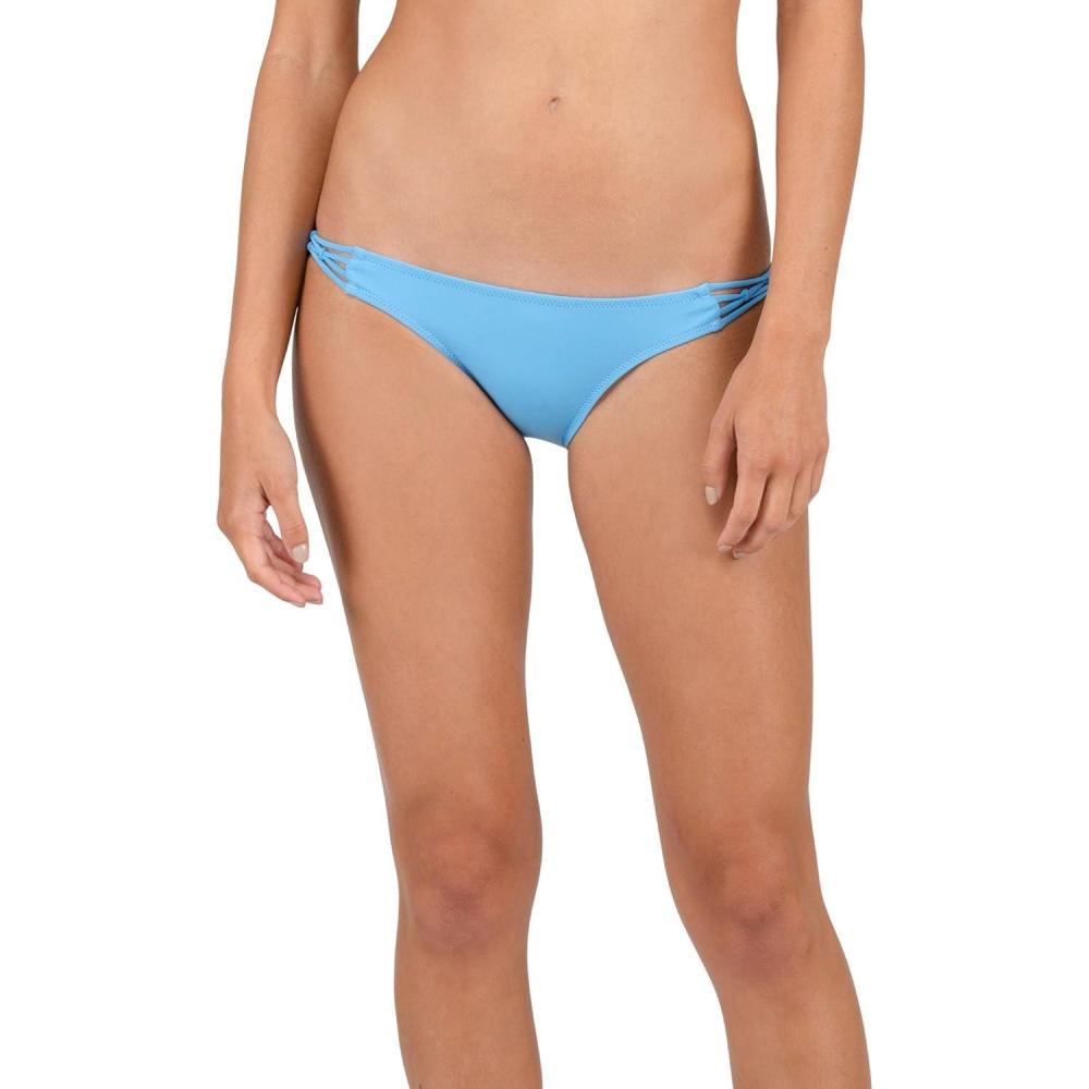 image:imageVolcom Womens Simply Solid Full Bikini Bottom Regular amp Plus SizeCoastal Blue
