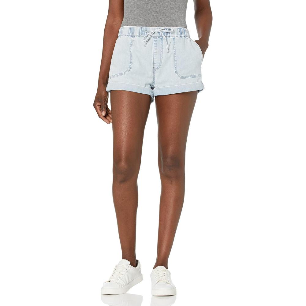 image:imageVolcom Womens Sunday Strut Elastic Waist ShortChlorine