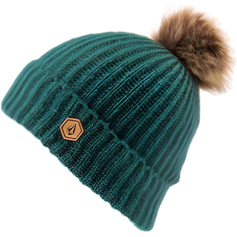 image:imageVolcom Womens Vco Lyra Snowboard Ski BeanieBalsam S4