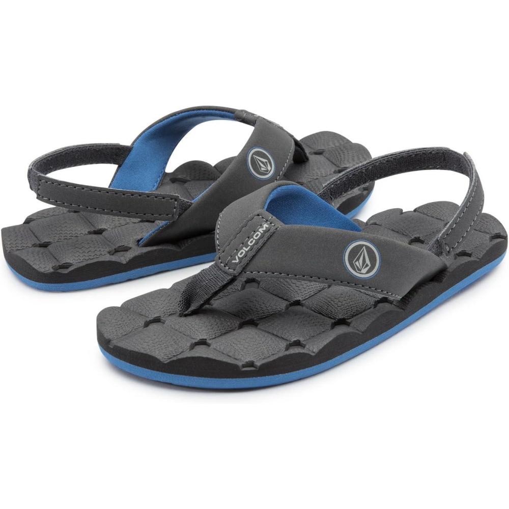 image:imageVolcom Youth Recliner Sandal Little KidBig KidBlue Combo