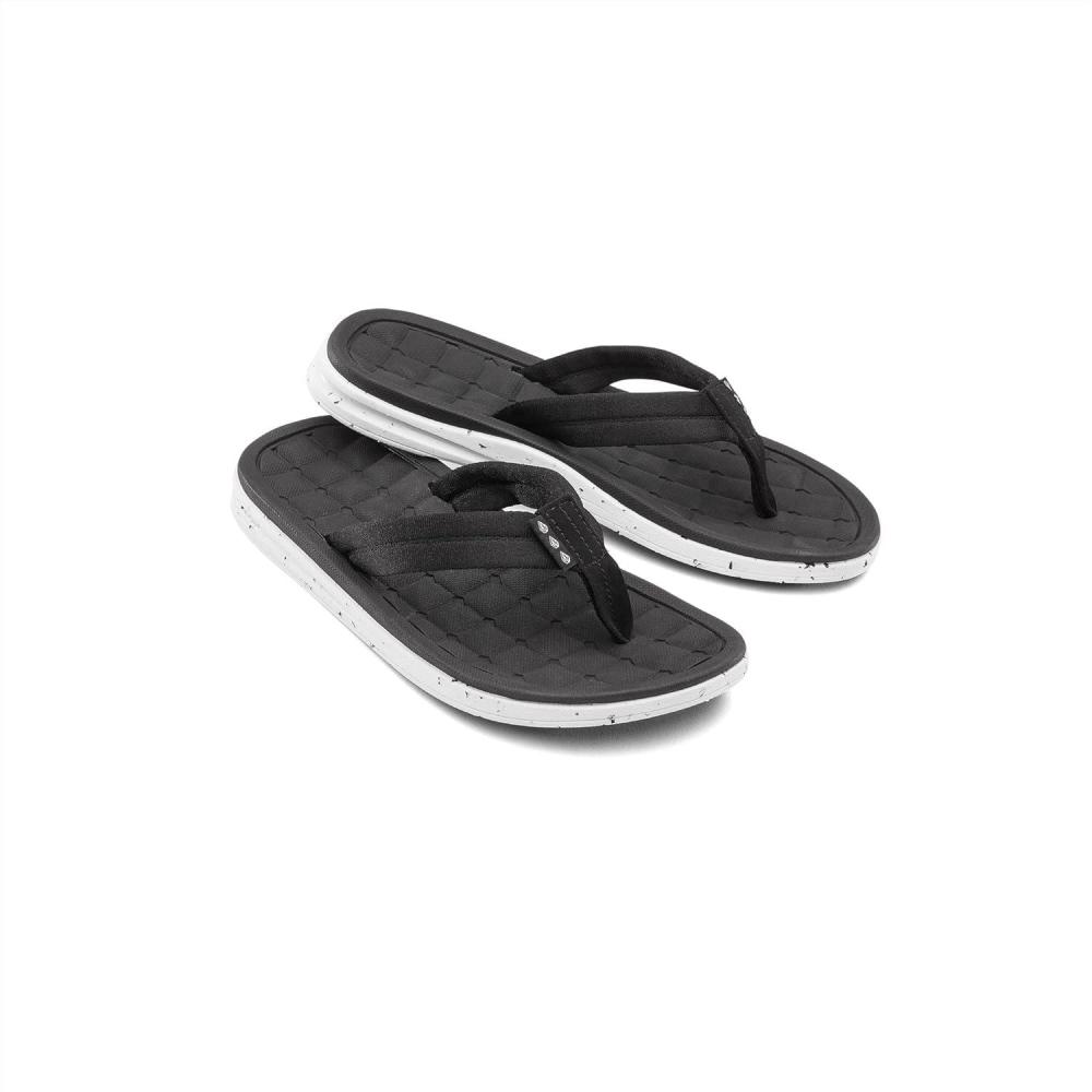 image:imageVolcom mens Vco Draft Flipflop SandalBlack White