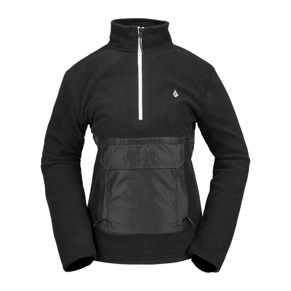 image:imageVolcom womens Polar Fleece 12 Zip Snowboard Ski BaselayerBlack S4