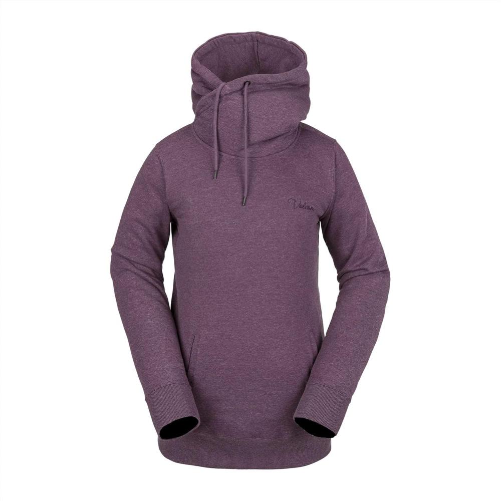 image:imageVolcom womens Tower Hooded Fleece SweatshirtBlackberry S12