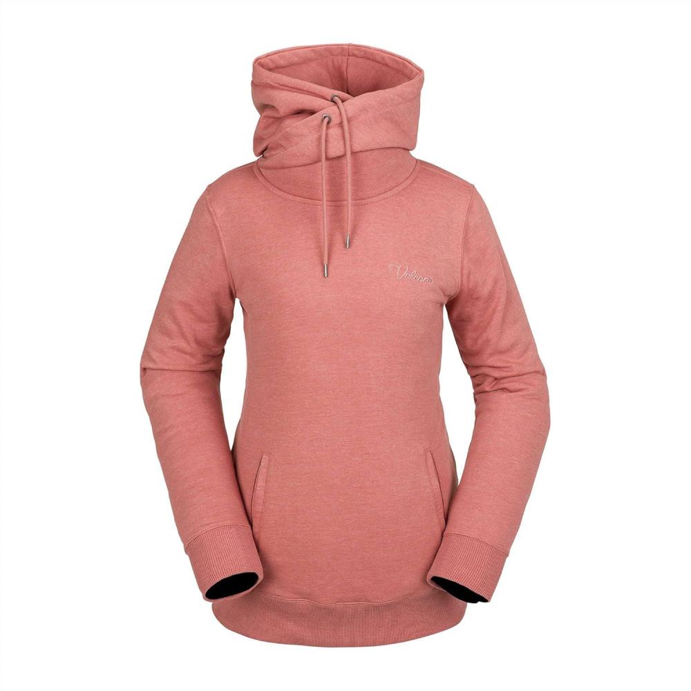 image:imageVolcom womens Tower Hooded Fleece SweatshirtEarth Pink S4