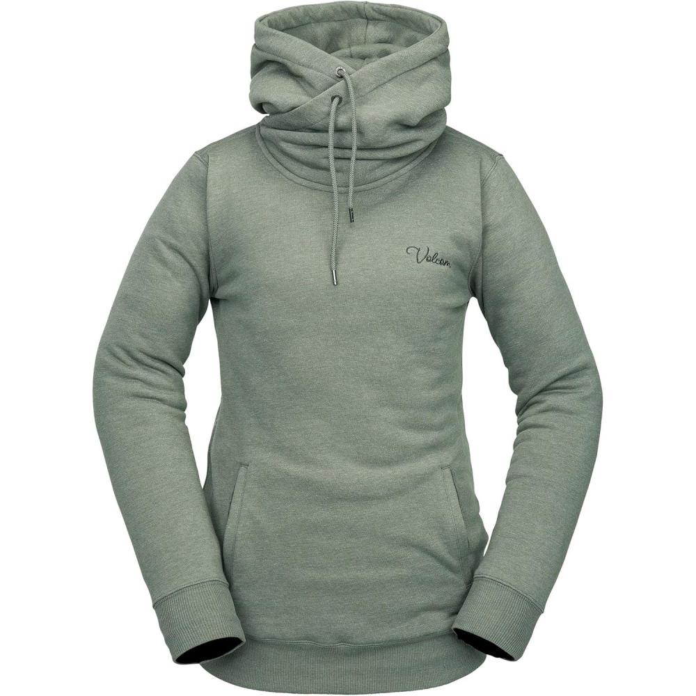 image:imageVolcom womens Tower Hooded Fleece SweatshirtLichen Green