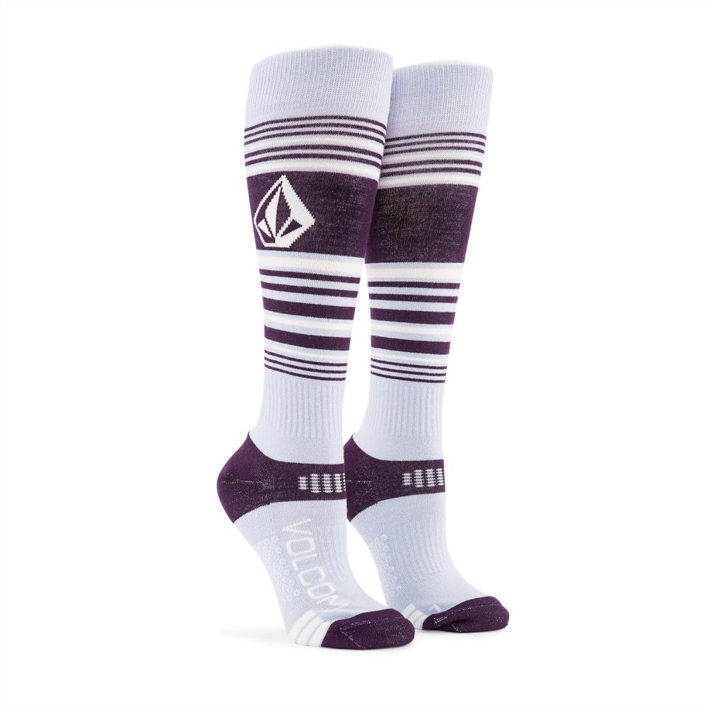 image:imageVolcom womens Tundra Tech Light Weight Snowboard SockLilac Ash S4