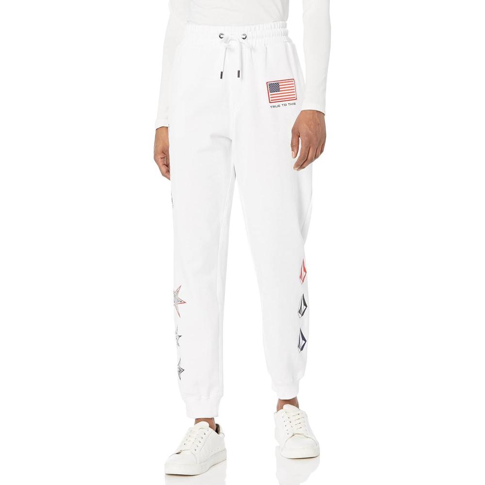 image:imageVolcom womens Usst Fleece SweatpantUsst White