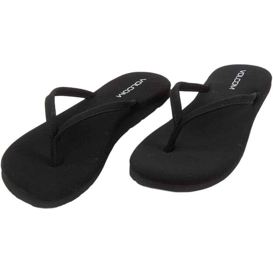 image:imageVolcom womens Vibes Sandal Flip FlopBlack Out