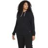 Lived In Lounge Hooded Fleece Pullover Sweatshirt (Regular & Plus Size)(Black)