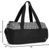 VOLCOM SCHOOLYARD CANVAS DUFFEL(BLACK/WHITE)