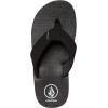 Volcom Big Kids Unisex Victor Flip Flop Sandal(Black-new)
