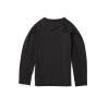 Volcom Boys’ Lido Solid Lycra Long Sleeve Rashguard 50+ Uv Protection(Black)