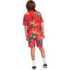 Volcom Boys’ Mod Polydactal Boardshort Trunk (Big Little Sizes)(Sockeye)
