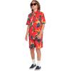 Volcom Boys’ Mod Polydactal Boardshort Trunk (Big Little Sizes)(Sockeye)