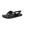 Volcom Boy’s Recliner Little Youth Heel Strap Sandals(Black White – New)