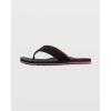 Volcom Boy’s Victor Flip Flop Sandal(Black/Red)