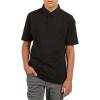 Volcom Boys Wowzer Short Sleeve Polo Shirt(Black 1)