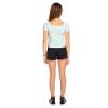 Volcom Girls’ Cryptogram Short Sleeve Knit Shirt(Pale Aqua)