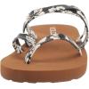 Volcom Girls’ Easy Breezy Big Girls Thong Flip Flip Sandals(Black White)