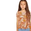 Volcom Girls’ Good Daze Woven Top(Hazelnut)