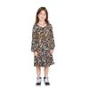 Volcom Girls’ One Size Happy Dazee Long Sleeve Baby Doll Dress(Espresso)